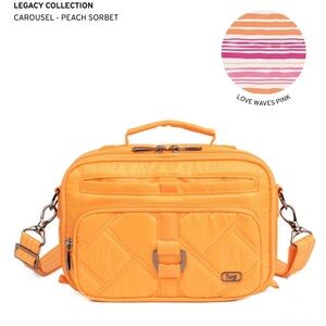 Lug Legacy Collection Carousel Peach Sorbet NWT